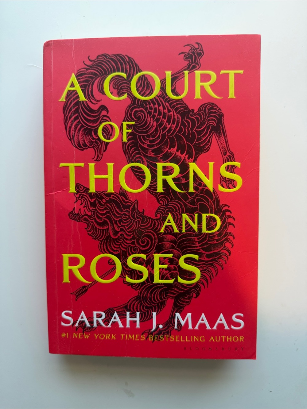 A Court of Thorns and Roses by Sarah J. Maas - Red Cover